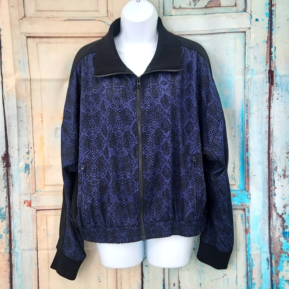 Athleta Brooklyn Track Bomber In Python - image 2